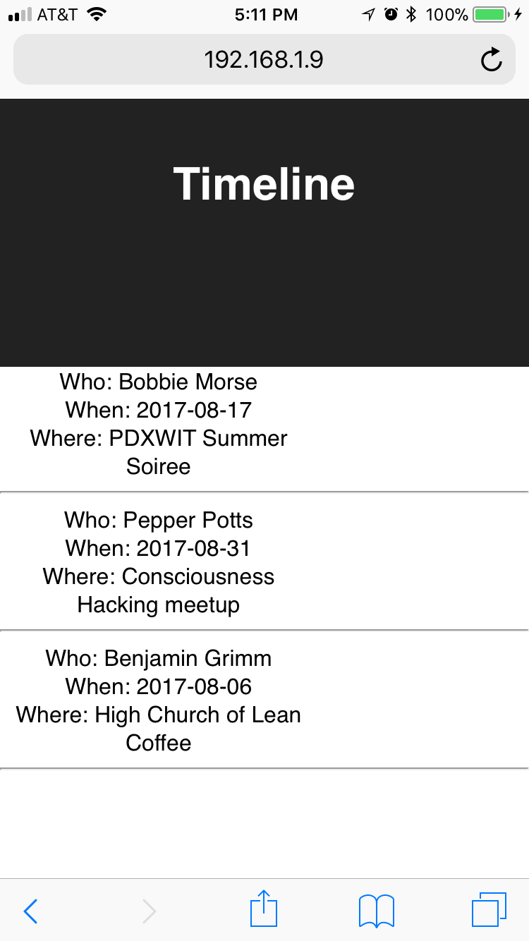 WhoDidITalkTo prototype v1